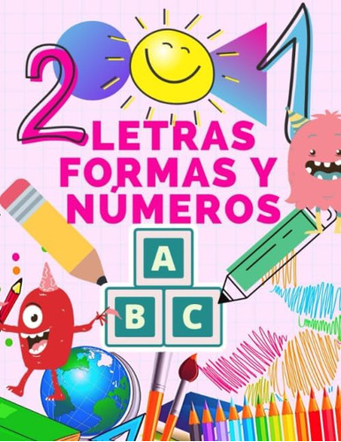 Libro: Letras Formas Y Números: Libro Para Colorear | Cuader