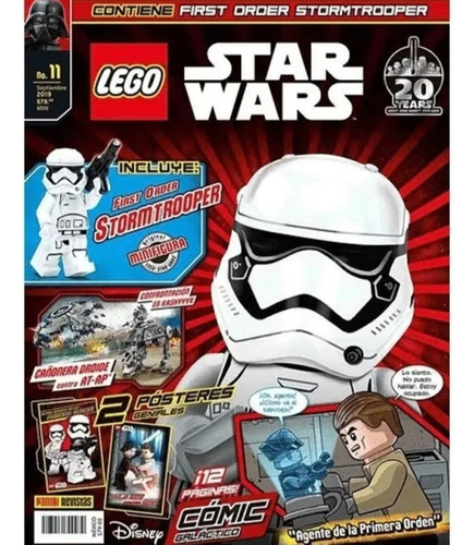 Revista Lego Star Wars Figura Stormtrooper First Order