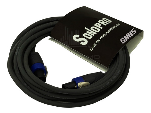 Imagen 1 de 3 de Cable Prosound 10 Mts Calibre 14 Conectores Neutrik Speakon