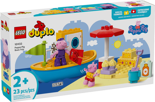 Lego Duplo Excursión En Barco De Peppa Pig 23 Pcs Mod 10432