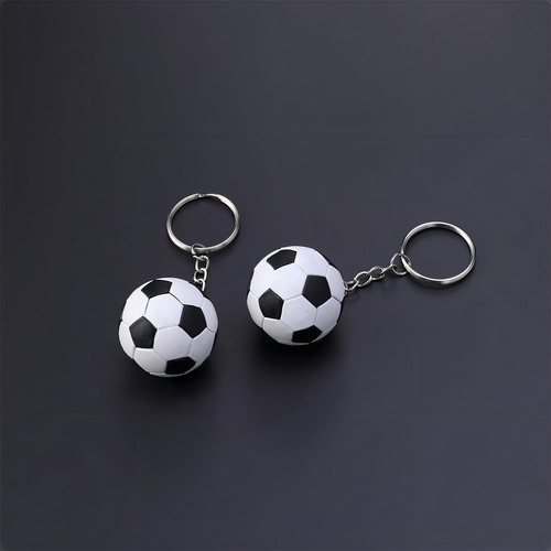 Amosfun 2 Llaveros De Fútbol, Diseño De Pelota Deportiva, Mini Llavero De Fútbol, De Cumpleaños Para Niños, Adolescentes, Hombres, Mochila De 4 Cm