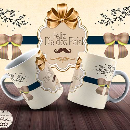 Estampas Corel Dia Dos Pais Editáveis Sublimação Mockups