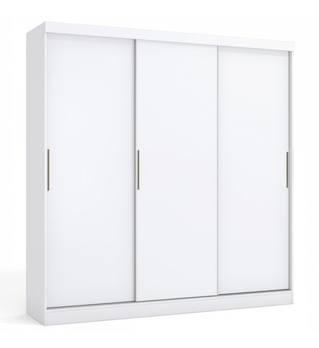 Guarda-roupa Casal 3 Portas Branco M550 - Kappesberg