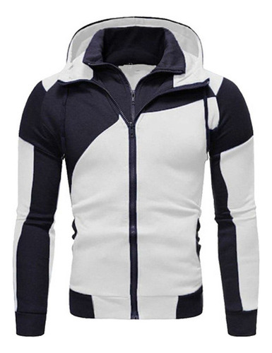 Sudadera Hombre Capucha Gorro Y Cierre Colores