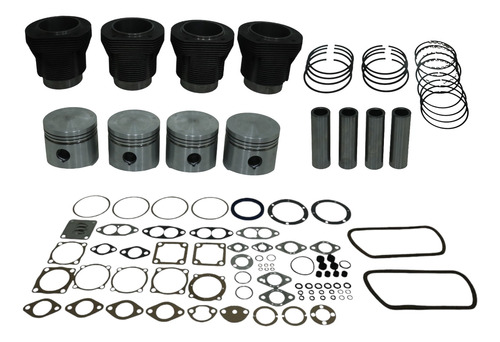 Kit Motor Completo Álcool Kombi 1600 De 1984 A 2005