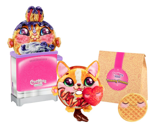 Toastadora Con Felpa Perfumada Paquete De 2 Peluches Sorpres
