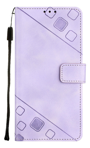 Funda Tipo Cartera Con Tapa En Relieve Para El Galaxy S24 Ul