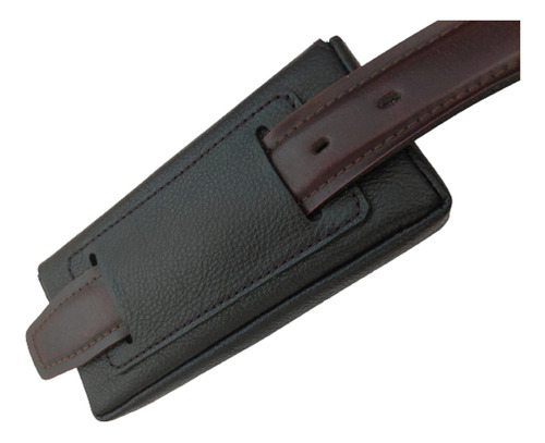 Funda Estuche Cuero Para Zte Blade A54 - Horizontal Premium Chocolate Horizontal Con Pasacinto Reforzado Para Guardar El Celular Con Una Proteccion Adicional Puesta (silicona, Tpu, Goma)
