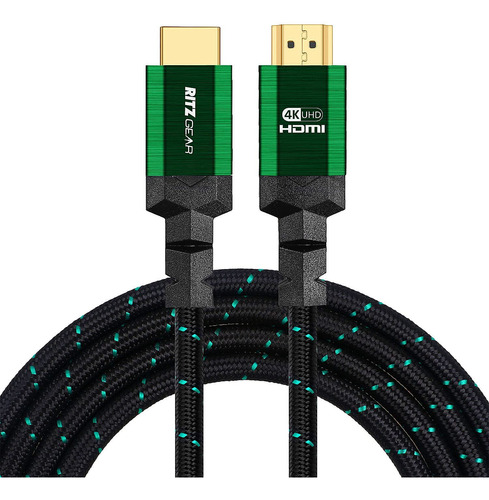 Ritzgear, Cable Hdmi 2.0 4k De 8 Pies [paquete De 5 Unidades