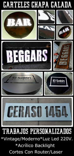 Imagen 10 de 10 de Chapa Calada Luz Led
