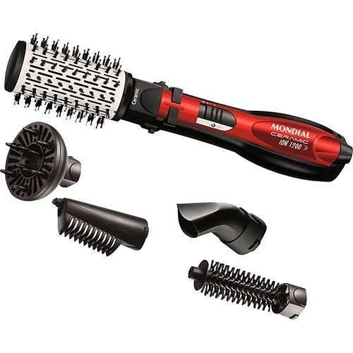 Escova Rotativa 5 Em 1 Ceramic Íon 1200w Mondial Er-05 220v