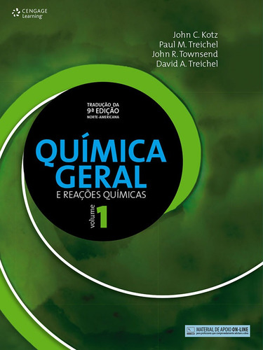 Química geral e reações químicas - vol. I, de Kotz, John. Editora Cengage Learning Edições Ltda., capa mole em português, 2015