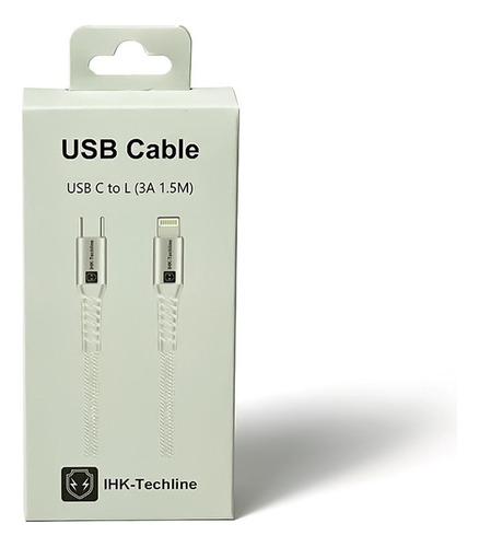 Cable 1,5 Metros C A L Carga Rápida Ihk-techline Para Apple