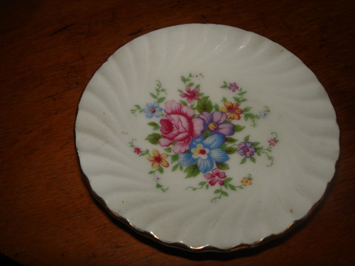 Plato De Porcelana Schwarzenhammer Bavaria Flores