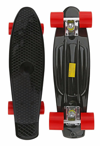 Patineta Completa 22 Pulgadas Elama Skateboard Negra