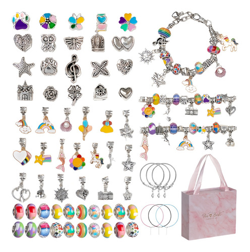 Juego De Materiales Coloridos For Hacer Collares De 67 Piez