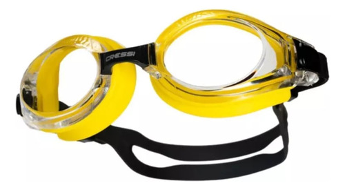 Goggles Natación Cressi Nuoto Clear 3 Amarillo Zde241050