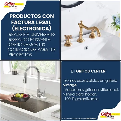 Tipos de grifería para el baño