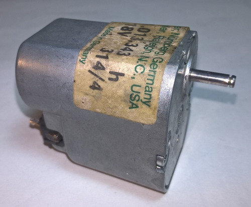 Motorreductor 12 Volts A 28 Volts (Usado)