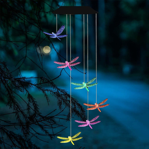F Impermeable Libélula Al Aire Libre Viento Luz Para Patio