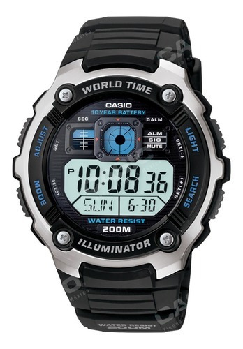 Reloj Casio Core 10 Años Modelo Ae-2000w-1