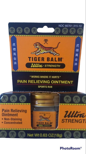 Balsamo Muscular Artritis Pomada  Tiger Balm Ultra Strength