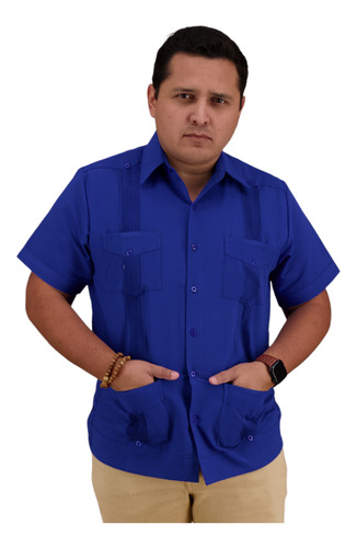 Guayabera Cubana De Caballero Mc, Mayakim. Somos Fabricantes