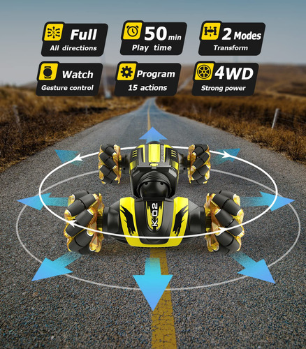 Auto Acrobacias Rc Detección Gestos Control Remoto 4wd 112 1