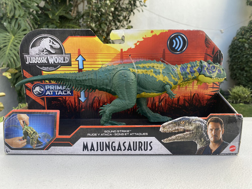 Majungasaurus Primal Attack Sound Strike Jurassix World (Usado)