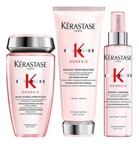 Kérastase Bain Génesis + Fondant Génesis + Défense Thermique