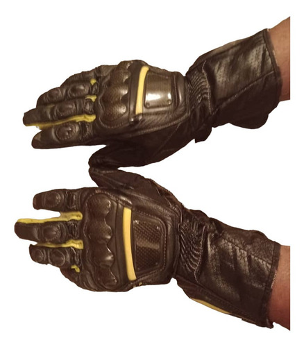 Imagen 5 de 9 de Dainese Guantes De Cuero Italiano Con Fibra De Carbono