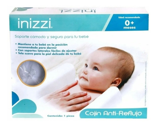 Almohada Soporte Anti Reflujo Cojin Colchon Bebe Antireflujo