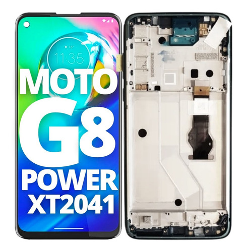 Modulo Para Moto G8 Power Xt2041 Display Pantalla Oled Marco