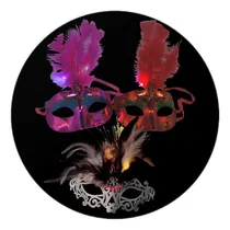 Comprar 15 Antifaces Led Luminoso Imperial Cotillon Mascara Fiesta