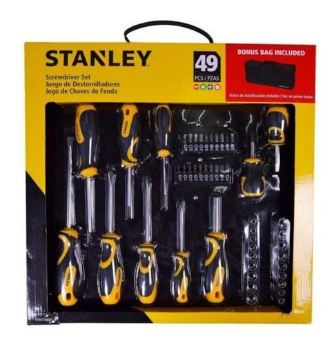 Conjunto De Ferramentas Stht70887m Stanley 49 Peças