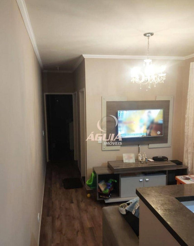 Imagem 2 de 18 de Cobertura Com 2 Dormitórios À Venda, 55 M² + 55 M² Por R$ 380.000 - Vila Tibiriçá - Santo André/sp - Co1130
