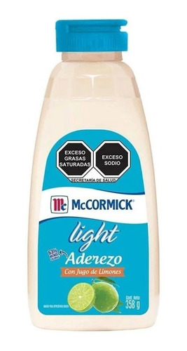 2 Aderezo De Mayonesa Mccormick Light Con Limón 358 Gr C/u