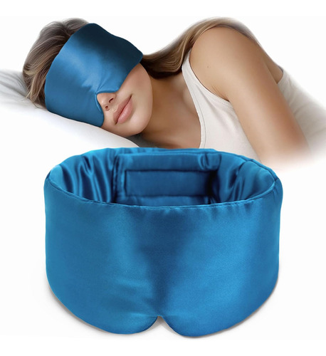 Máscara Para Dormir De Seda De Morera Natural, Portátil