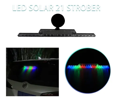 Led Solar 21 Strober 12v