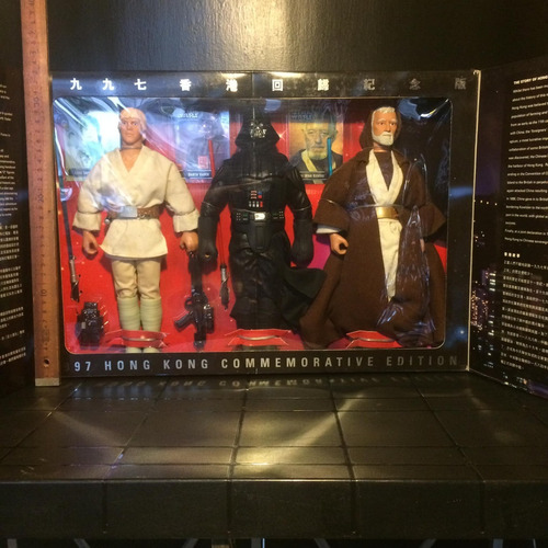 Star Wars Tripack Luke Skywalker Darth Vader Obiwan Kenobi