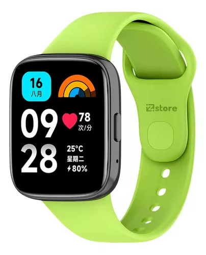 Correa Compatible Con Redmi Watch 3 Active Verde Limon