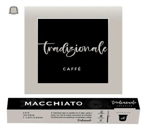 Cápsulas Café Macchiato Tradizionale X 60. Nespresso