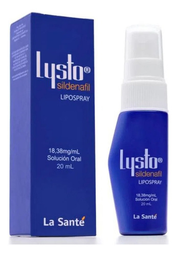 Lysto Spray Estimulante Sexual Masc Sublingual Efeito 5 Min.