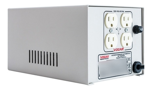 Regulador Electrónico De Voltaje Vogar® Monofásico 1 Kva