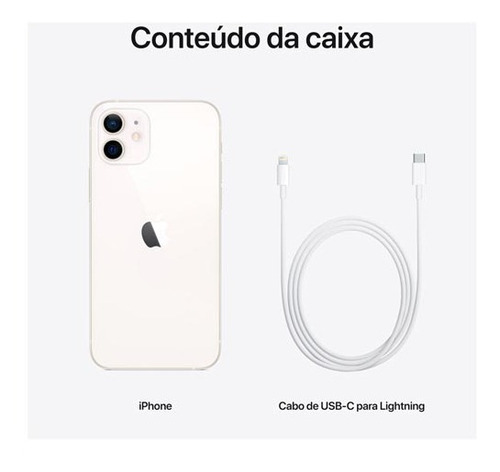 Imagem 7 de 7 de iPhone 12 Branco, Com Tela De 6,1 , 5g, 128gb - Mgjc3br/a