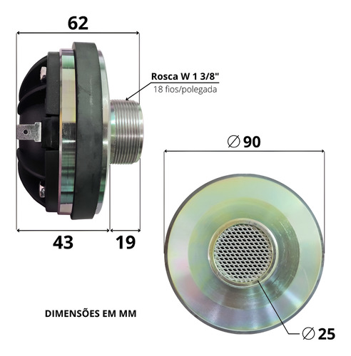 Super Driver Jbl Selenium D202 Ti Titanium 60w Rms 8 Ohms