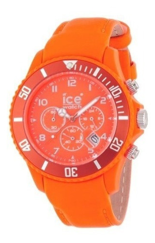 Ice-watch - Ice-chrono Matte - Big 48 - Fluo Orange - Cuero