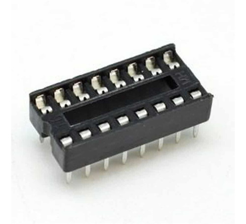 10 Pzas Base Socket 16 Pines Para Circuito Integrado