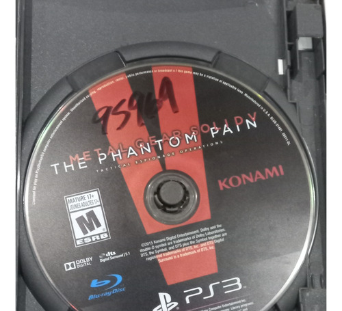 Metal Gear Solid V: The Phantom Pain Ps3 Buenas Condiciones 