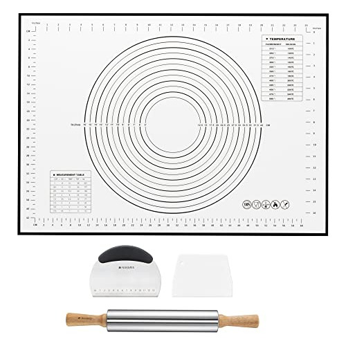 Juego De Utensilios De Repostería Navaris, Rodillo, Ta...